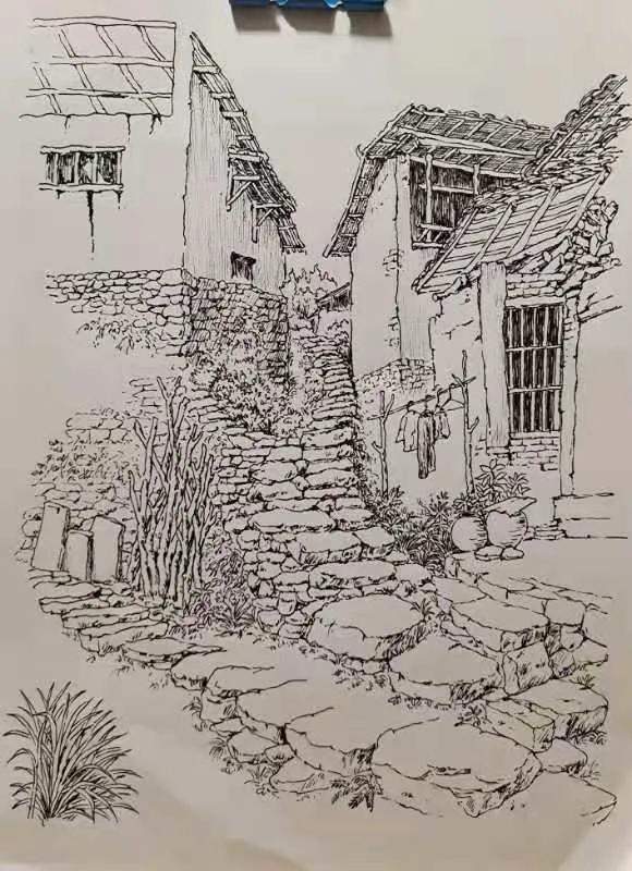 幸福原创画吧2021年第六期画友部分钢笔画作品分享