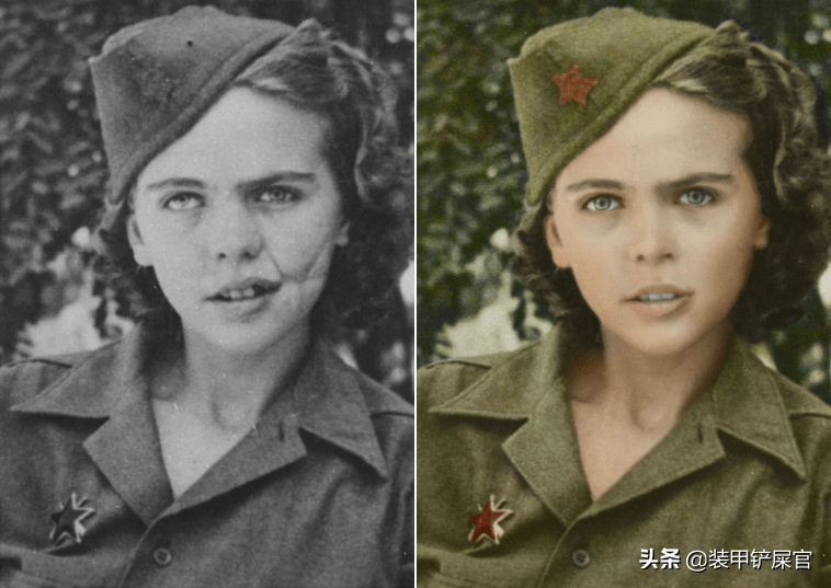 二战南斯拉夫的英雄美少女战士，受伤毁容前有多美？_阿尔比娜·马里