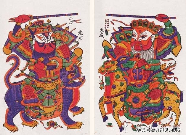 年画里的门神 中国传统文化-搜狐大视野-搜狐新闻