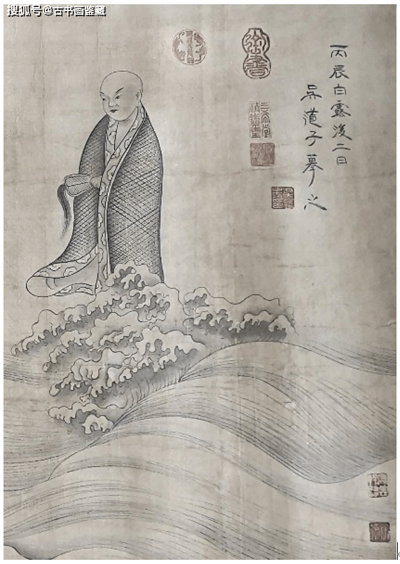 唐代吴道子人物画长卷