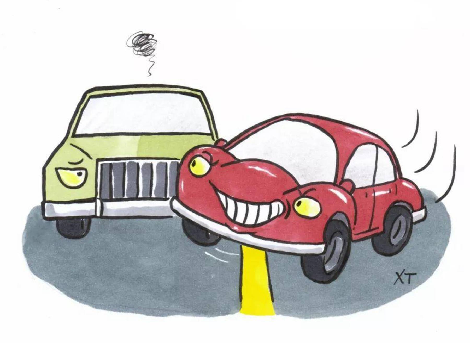 传祺强行加塞惹不满兰博基尼车主一脚油门撞上专治加塞狗