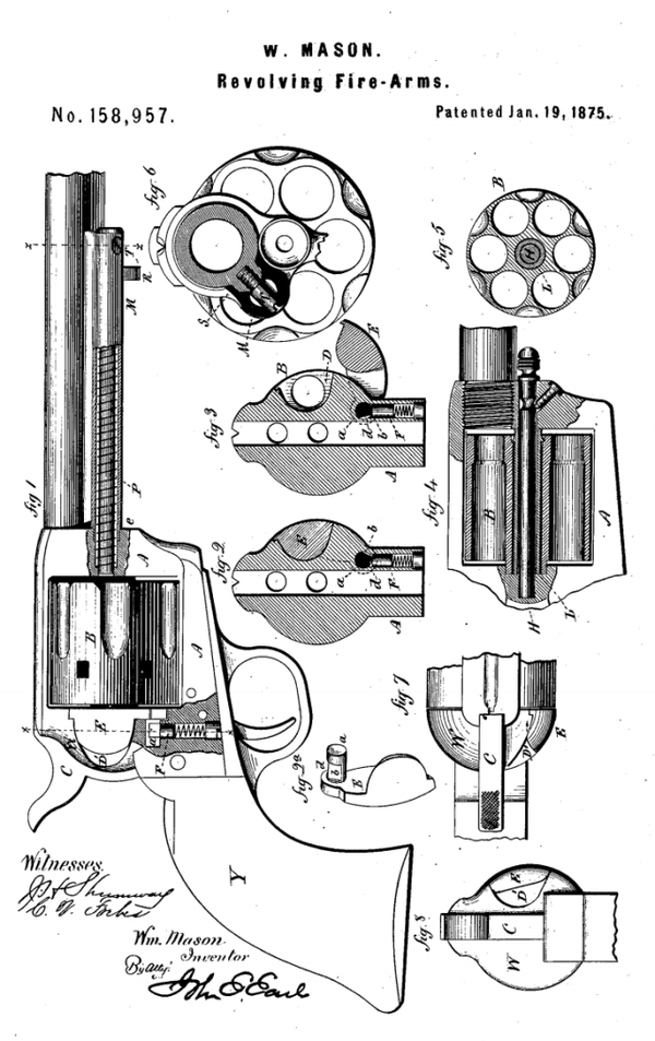 柯尔特m1908内部结构图图片
