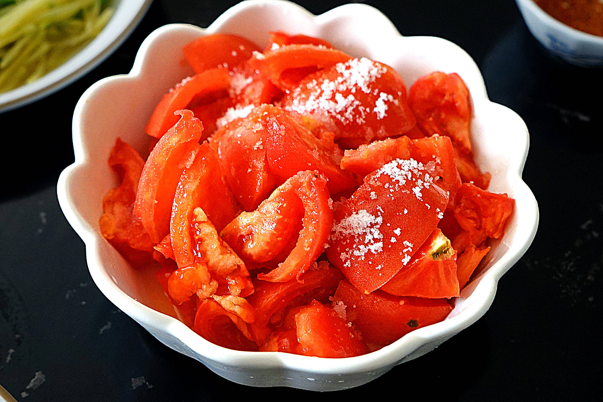 第一道:凉拌西红柿