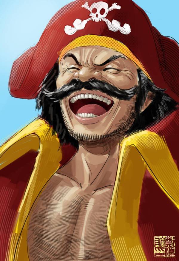 海贼王人物插画分享罗宾露腹肌展现强势女帝气质似顶级女明星