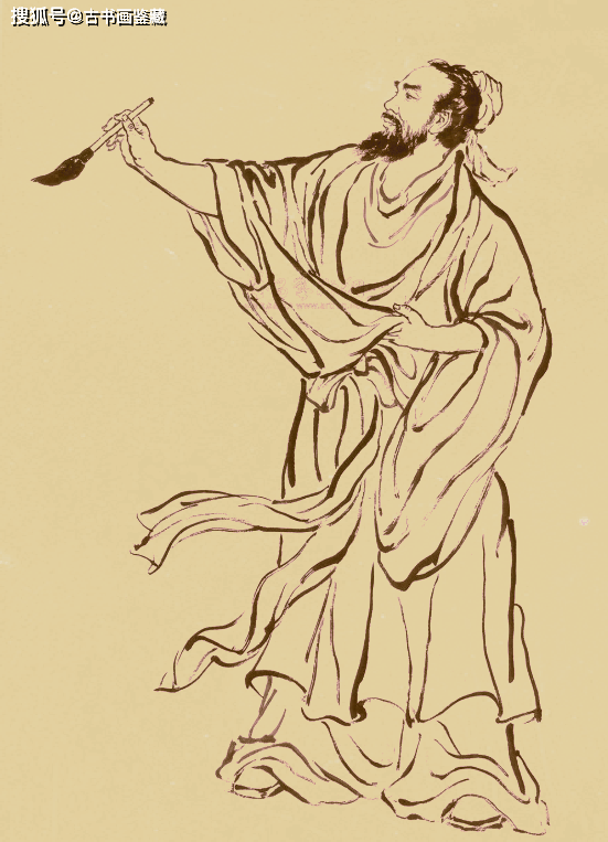 唐代 吴道子 人物画 (中堂)