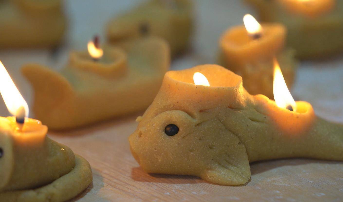 山东莱西正月十五豆面灯祈盼人寿又年丰