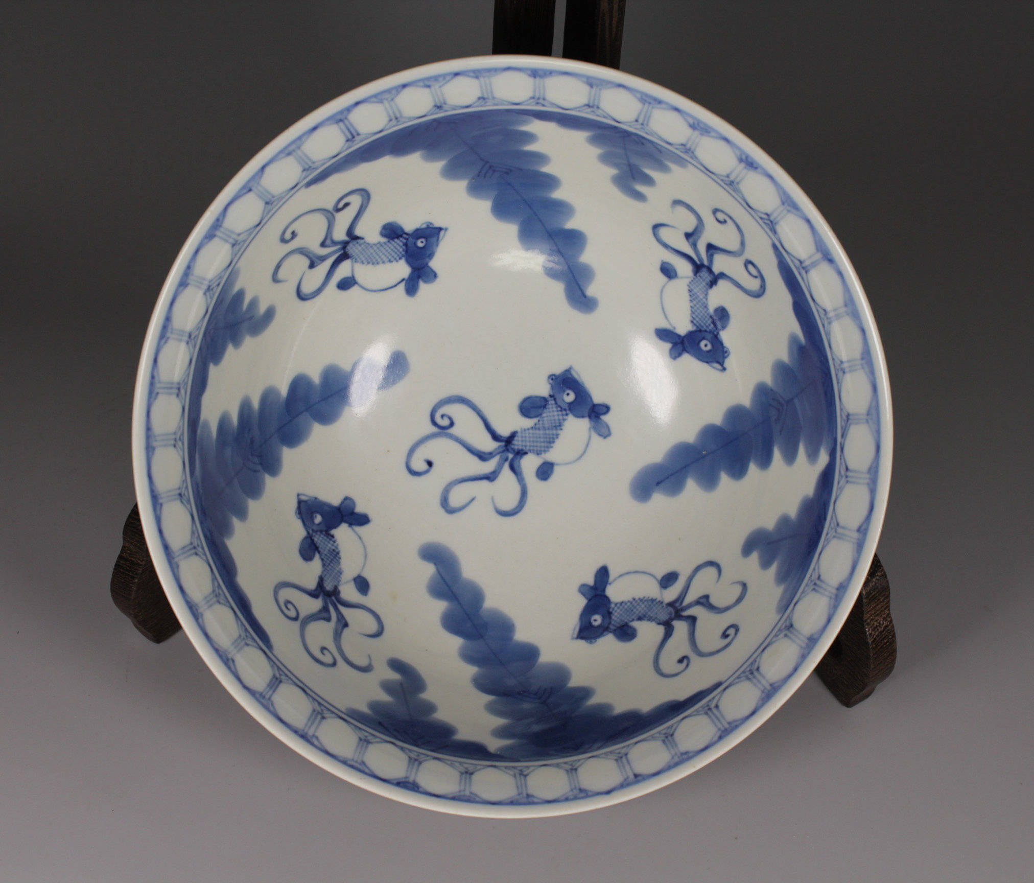 清 若深珍藏款金玉满堂大碗 康熙