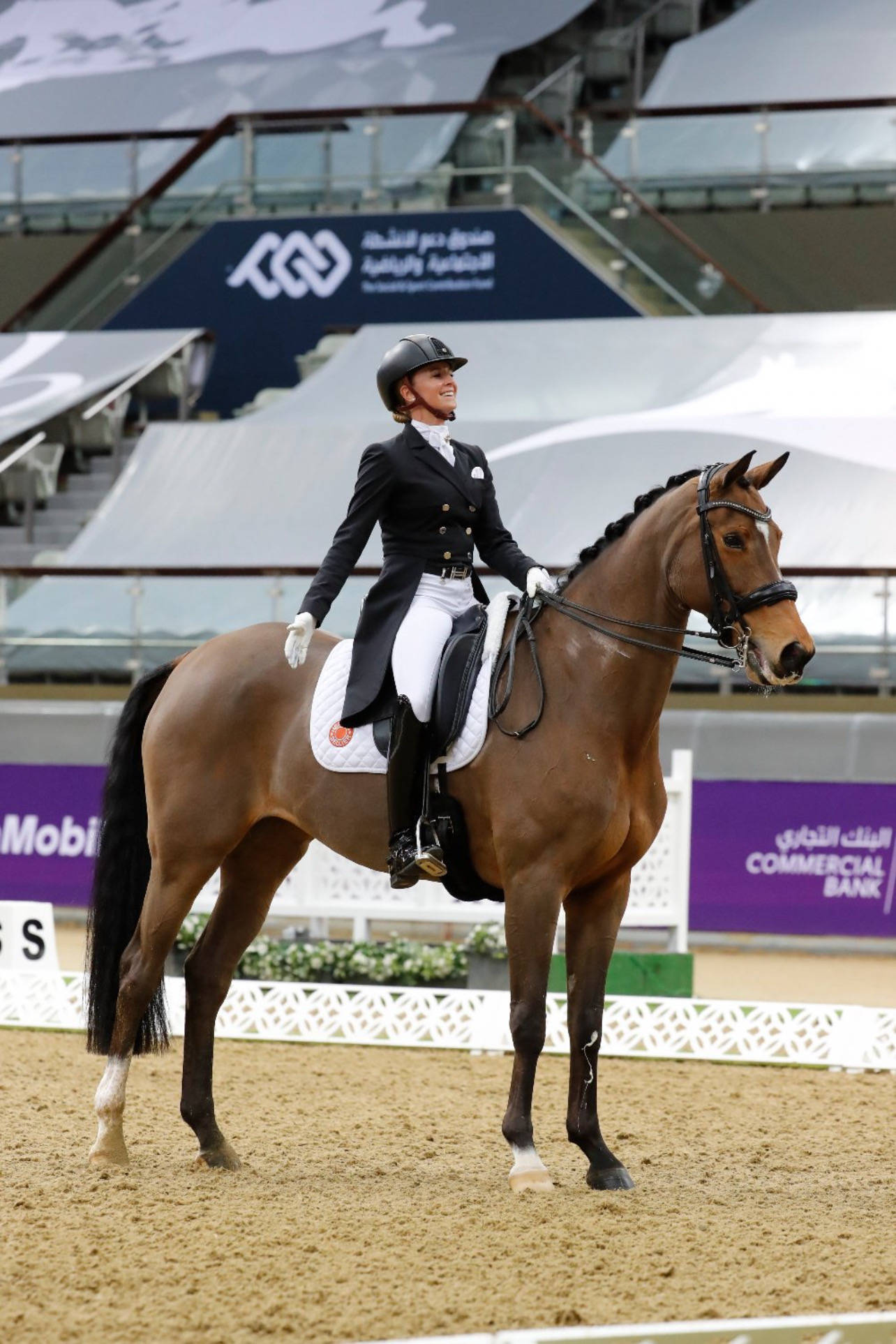 组图2021多哈国际马术节五星级盛装舞步精彩瞬间