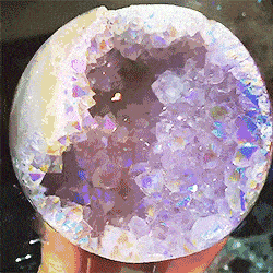 白糖变成紫水晶图片