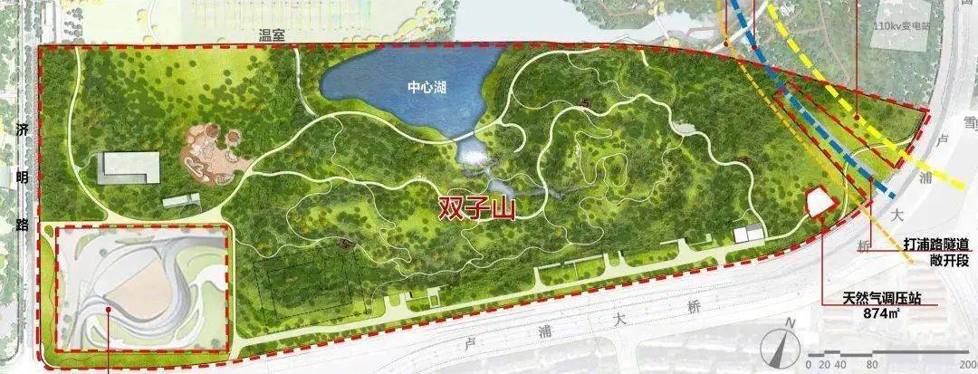 上海市区真的要有山了，就造在黄浦江畔！一起去爬山吗？