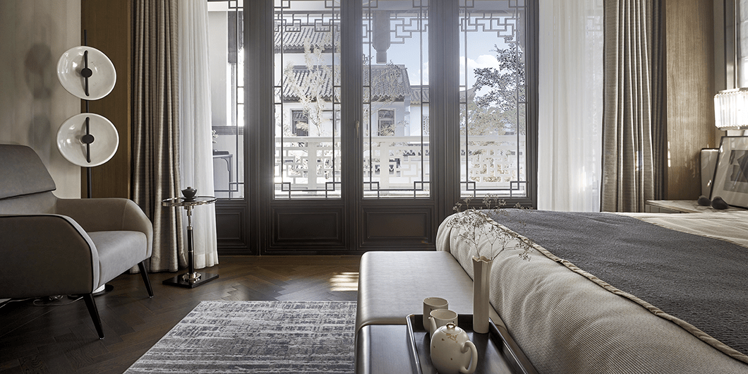 瑞阁中式门窗充满东方情调的静谧居所最能打动人心