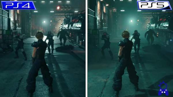 差距|《FF7：重制版》PS5与PS4版对比 光照改进，加载更快