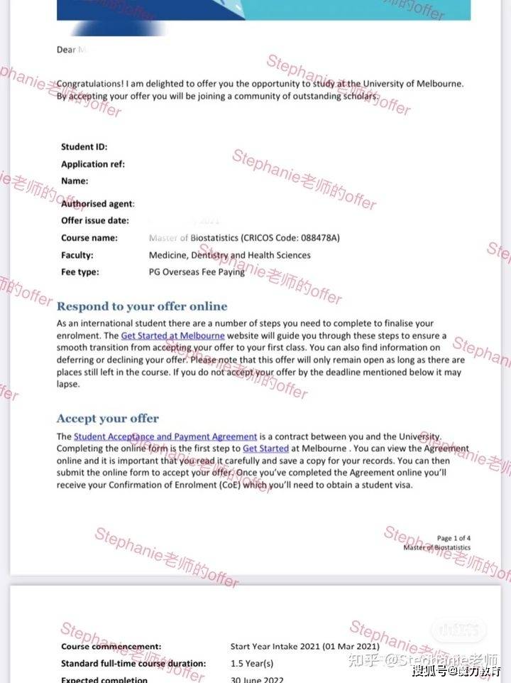澳洲留学-墨尔本大学生物统计学硕士，可读博！