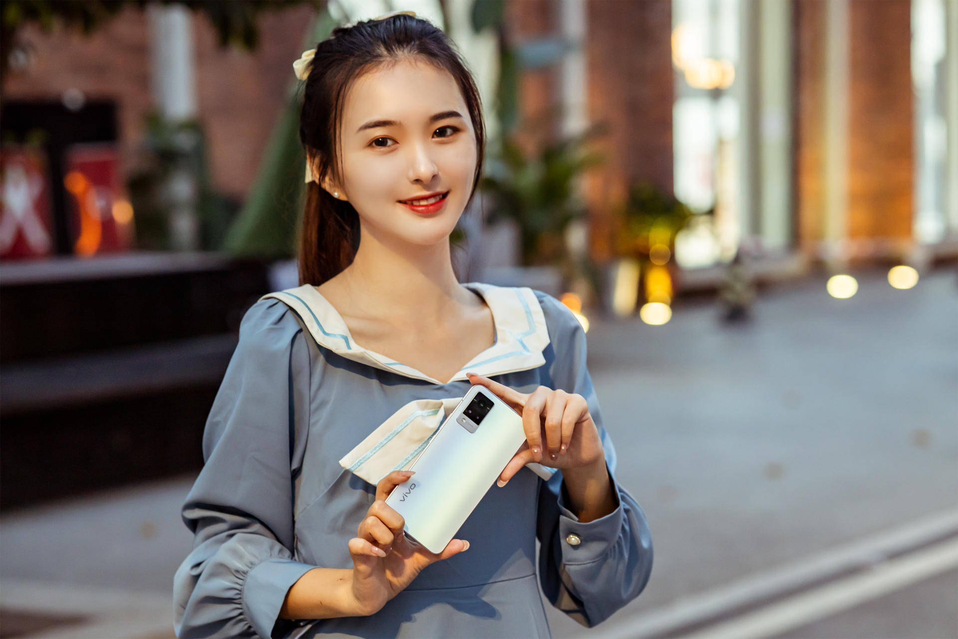 vivos9模特美图欣赏高颜值与出色自拍表现让人心动