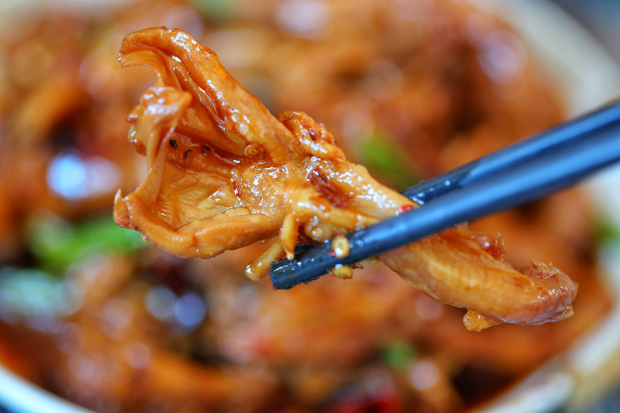 原创下酒菜必备菜香辣鸭掌更是煲剧小零食香辣过瘾q弹爽口