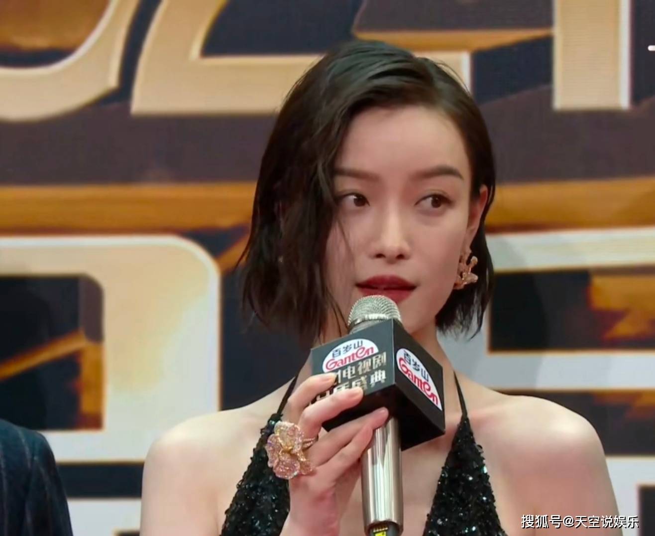 卫视2021电视剧品质盛典如期举行,红毯上又迎来争奇斗艳的明星倪妮