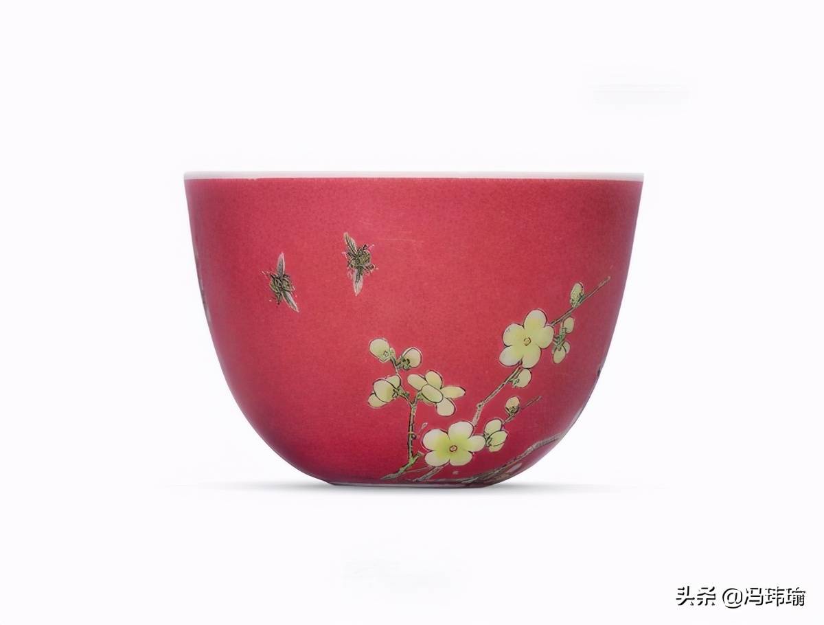 4086万港币拿下胭脂红釉珐琅彩小杯，竟然还是“打折价”_搜狐网
