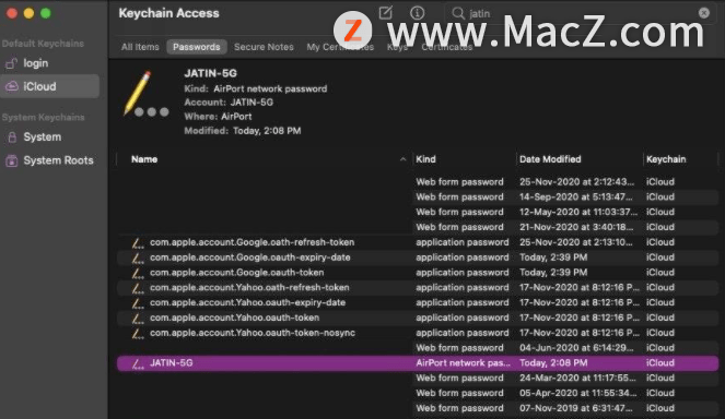 ��Mac������ҵ�WiFi���룿
