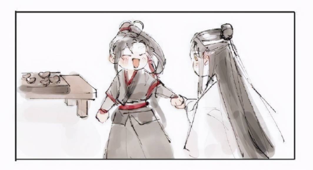 羡羡做的爱心巧克力,只有含光君能享受,其他人谁吃谁没命