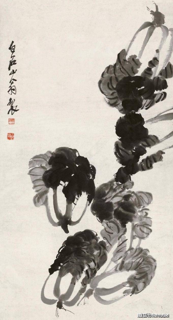 齐白石画白菜上面一只蚱蜢价值300万让作品增值10倍