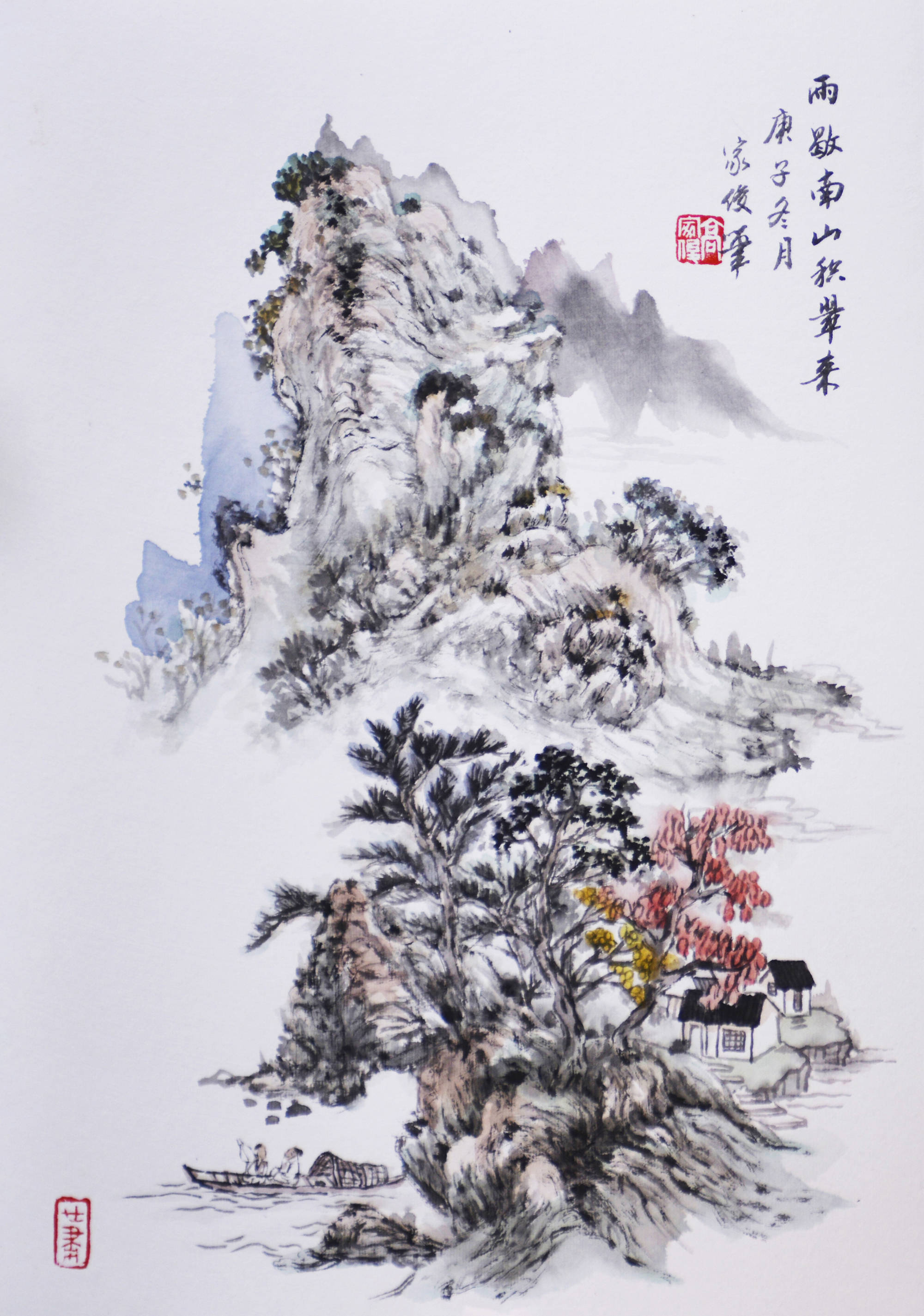 关注高家俊山水小品创作