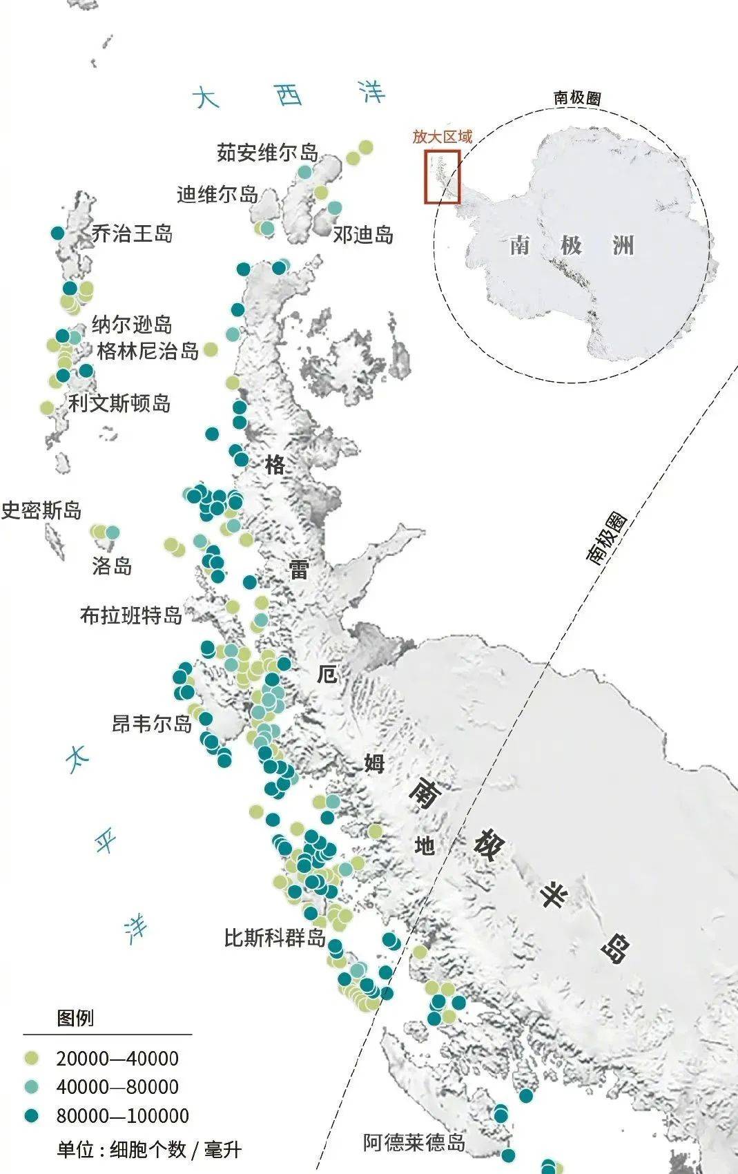 南极半岛地图图片