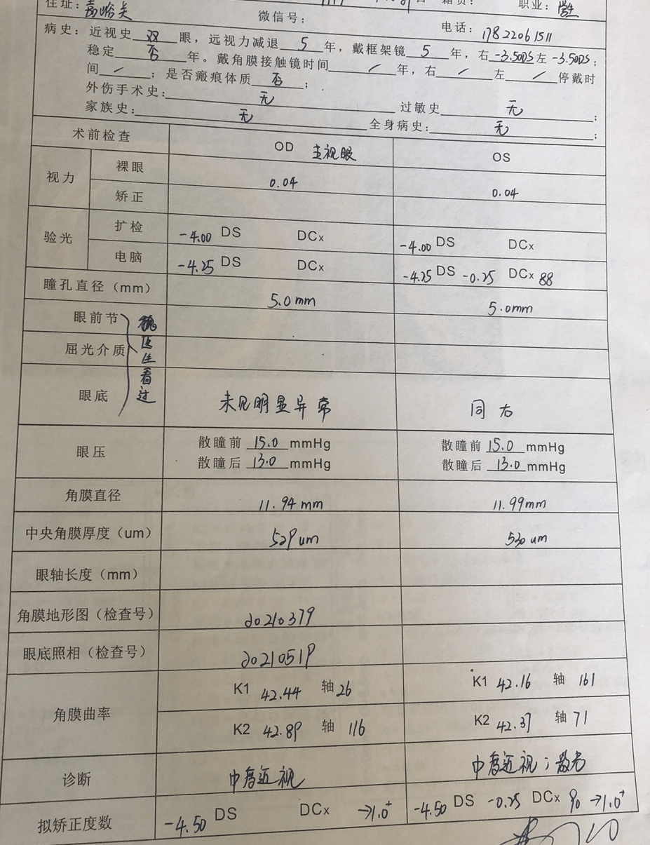 十几年的近视眼,五分钟解决——分享我在镇江做半