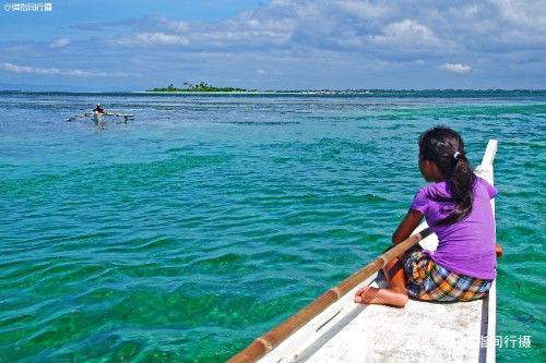 菲律宾原始绝美小岛，退潮出现涨潮淹没，每日只“露面”两小时