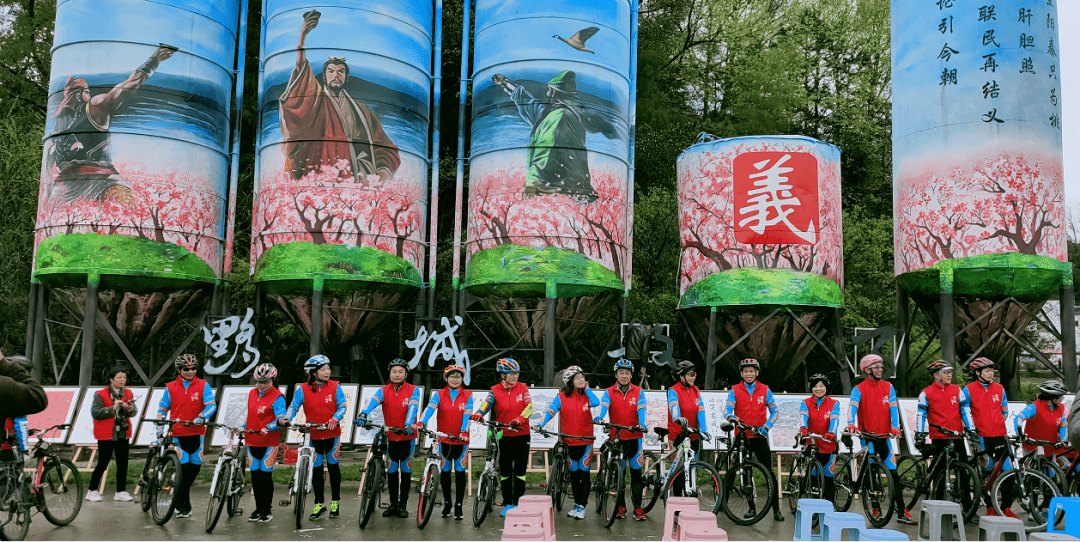 黟城故事“五里单骑行、乐在桃花中”自行车骑行赏花活动美图来“袭”