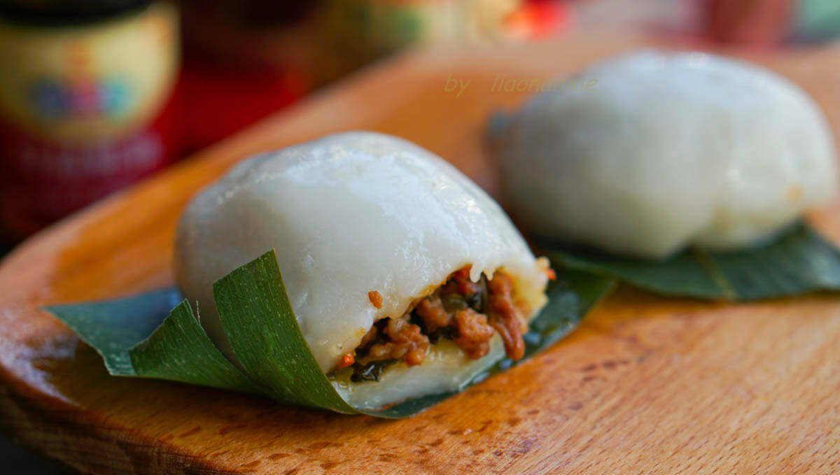 原创软糯弹口的面皮香气四溢的馅料这个糯米团子太好吃了