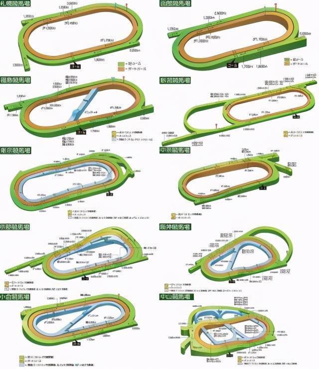 赛马娘全马场赛道路线构成分享
