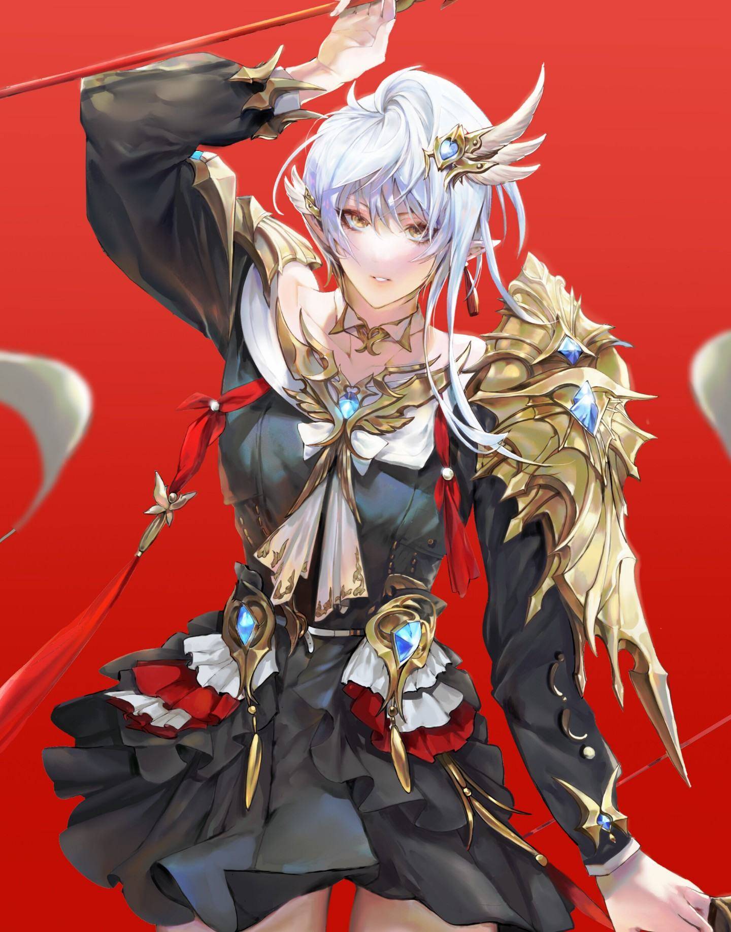 韩国画师whoisshe插画作品欣赏少女前线唯美可爱