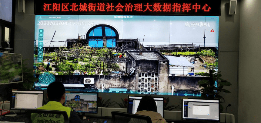 四川泸州北城街道高空球机助力禁毒工作占领新高地