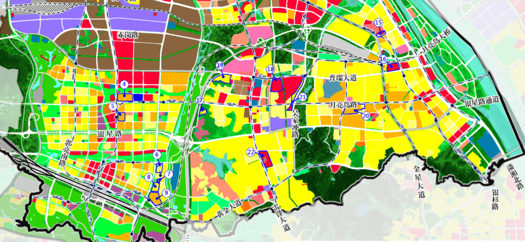 涉及到观音岩片区的有5宗,分别是:17号住宅地,18号商业地,19号住宅地