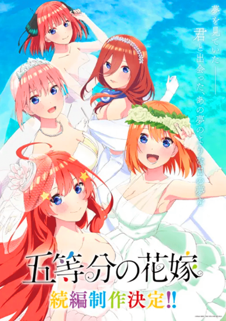 从作画崩坏到第二季pv 五等分的新娘 五等分の花嫁 作画比较 哔哩哔哩 つロ干杯 Bilibili