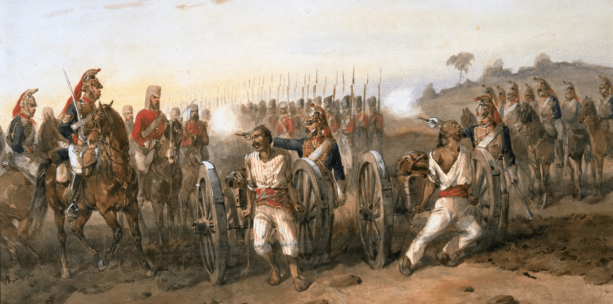 原创印度兵变反抗英国殖民统治古时候的印度人还是有点血性的