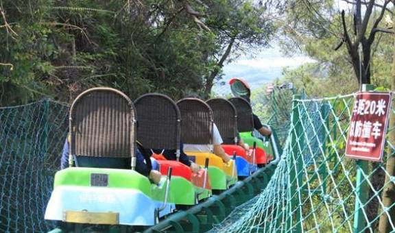 佛山南丹山这个新开放的森林小火车，让游客以为到了阿里山