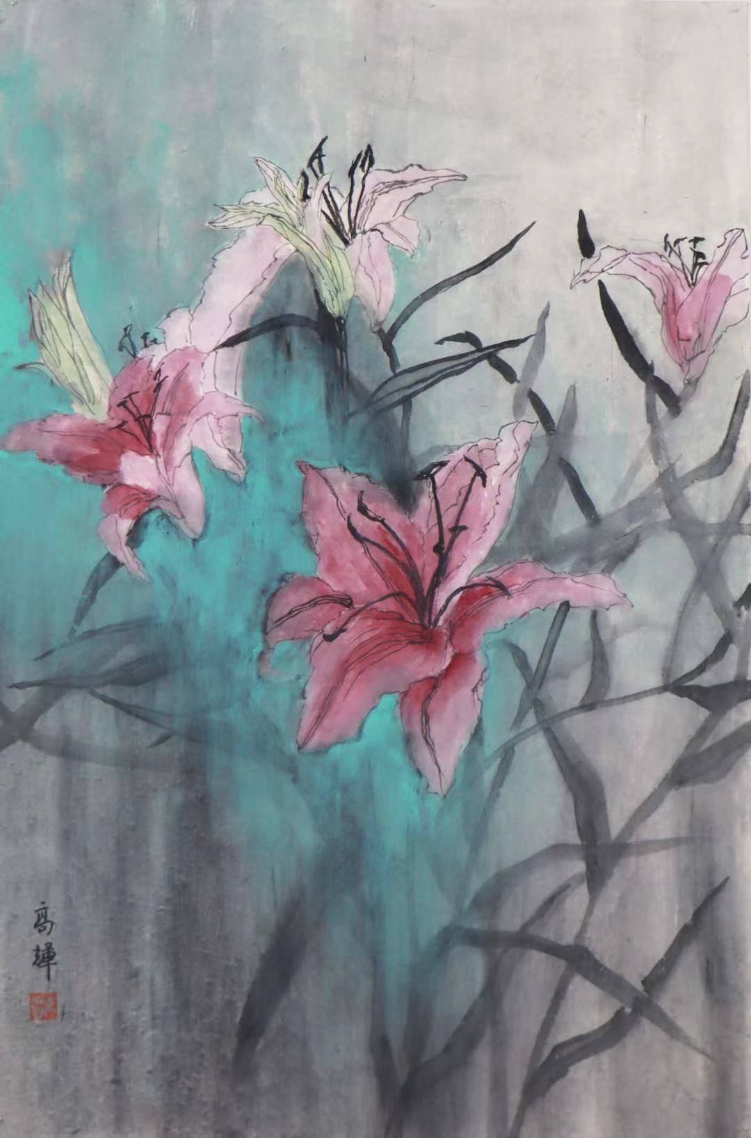 "艺道酬心——画说"黄高辉绘画作品展在西安丝路艺术馆开幕_展览