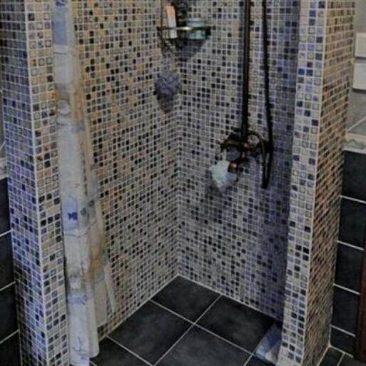 第一次见卫生间不装淋浴房装这种，太聪明，至少省一半钱！