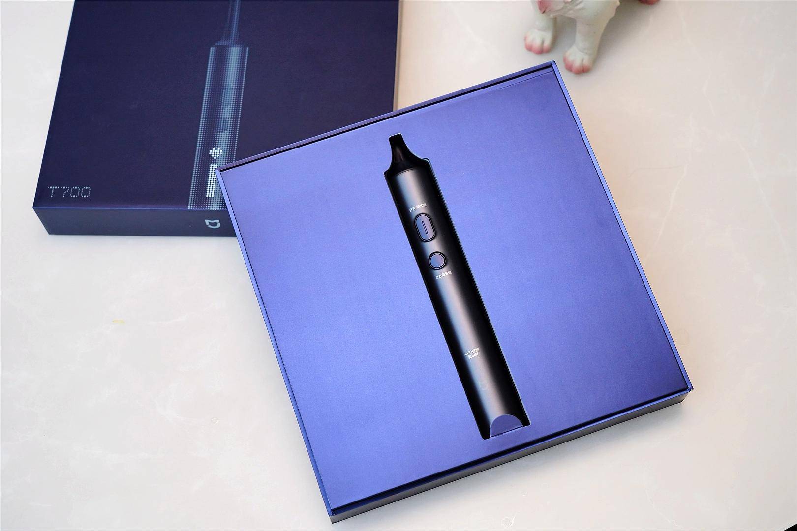 led显示无级动力调节私人定制米家声波电动牙刷t700分享