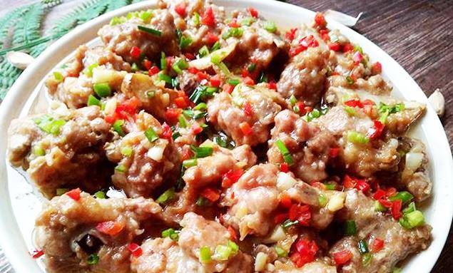土豆粉蒸排骨