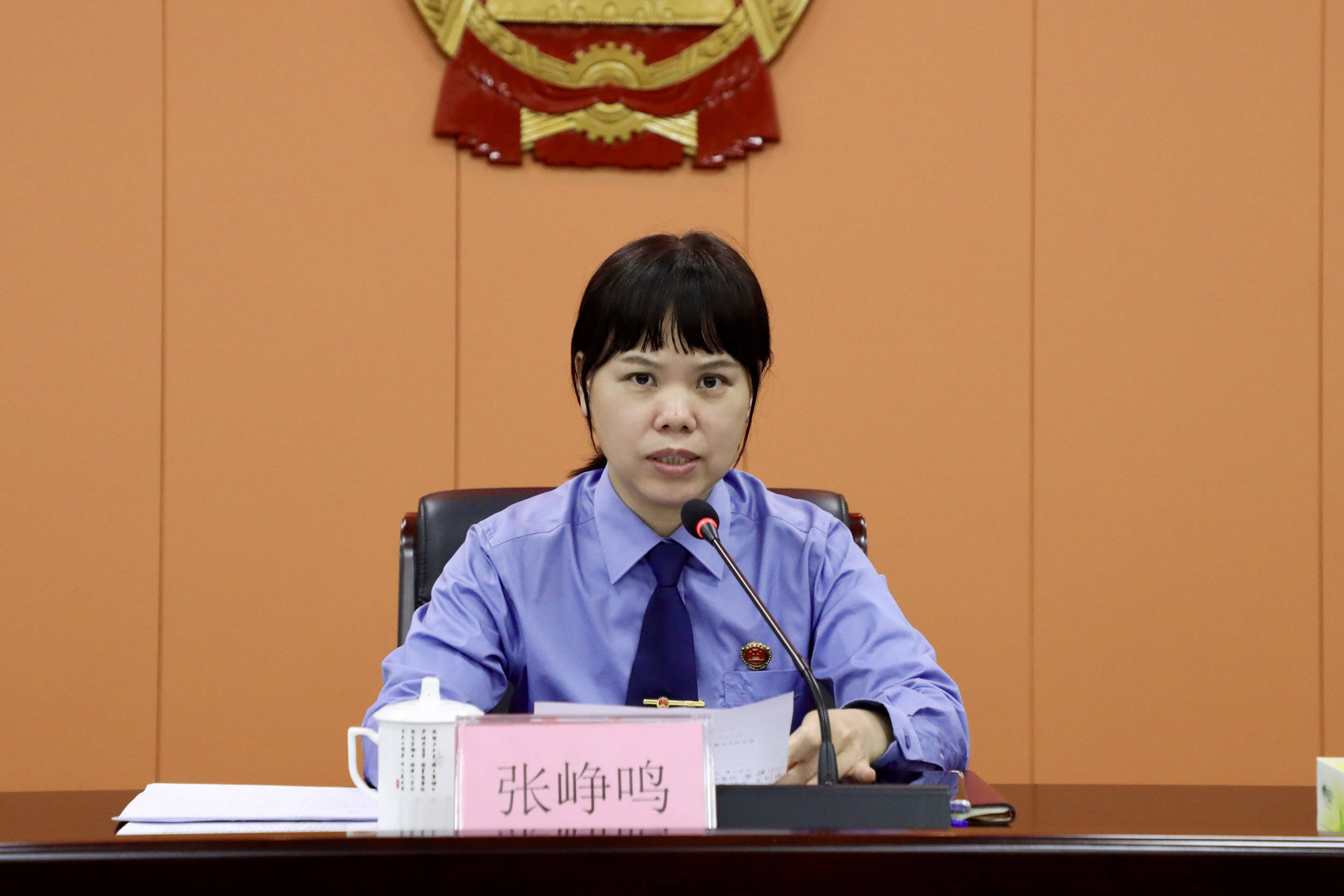 化州市人民检察院召开政法队伍教育整顿查纠整改环节工作推进会_张峥