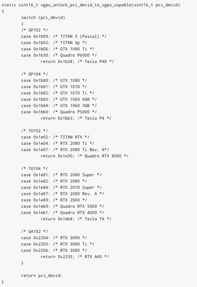 虚拟|大神破解N卡驱动：GeForce游戏卡也支持GPU虚拟化