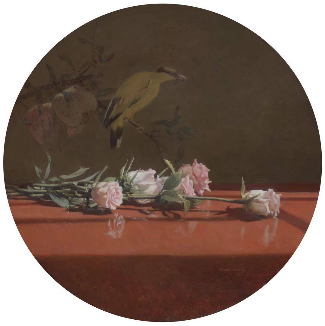 从静谧中长出浪漫之花读杨化喜的花卉静物系列油画