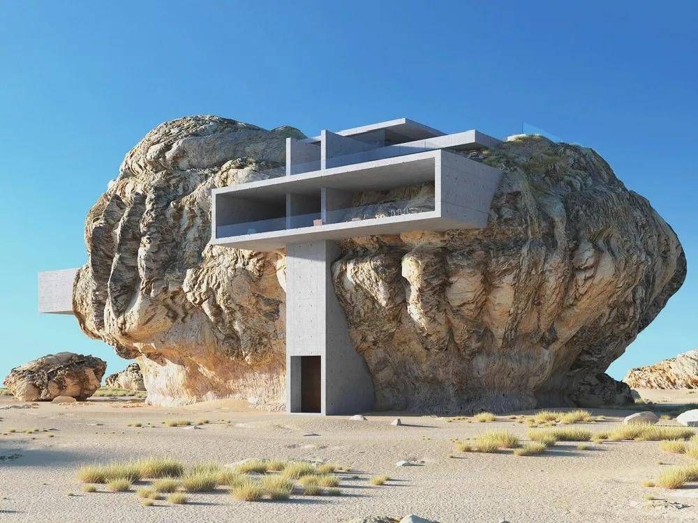 伯立森景观分享|沙漠中的独特建筑_设计