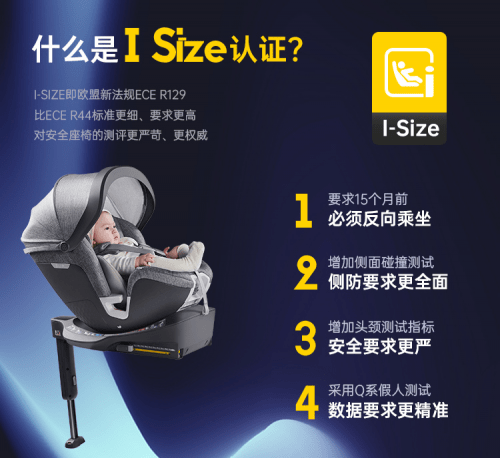 Joy|Babyfirst灵悦新品上市，I-SIZE标准下360°智能儿童安全座椅
