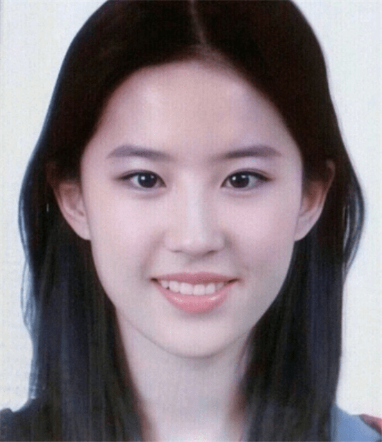 明星证件照,张柏芝,刘亦菲,刘诗诗,佟丽娅,谁的颜值最能打?