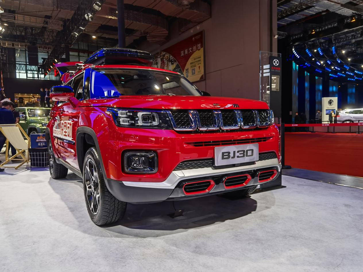 2021上海车展直击:北京bj30打造10万级硬派城市suv_搜狐汽车_搜狐网