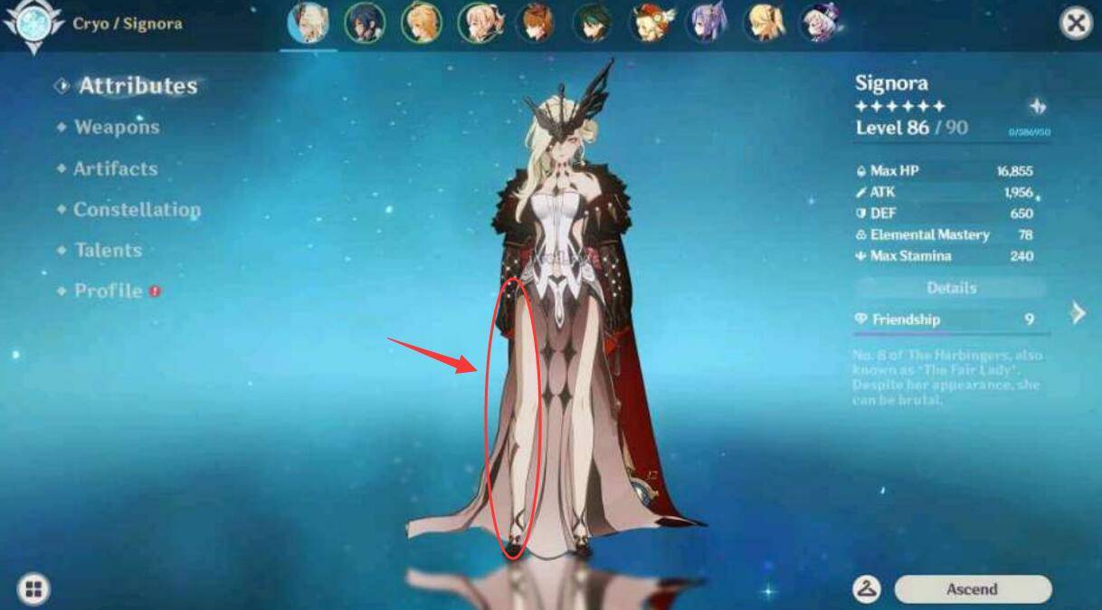 原创原神女士展示图"曝光",气质高贵的御姐,腿长真的绝了