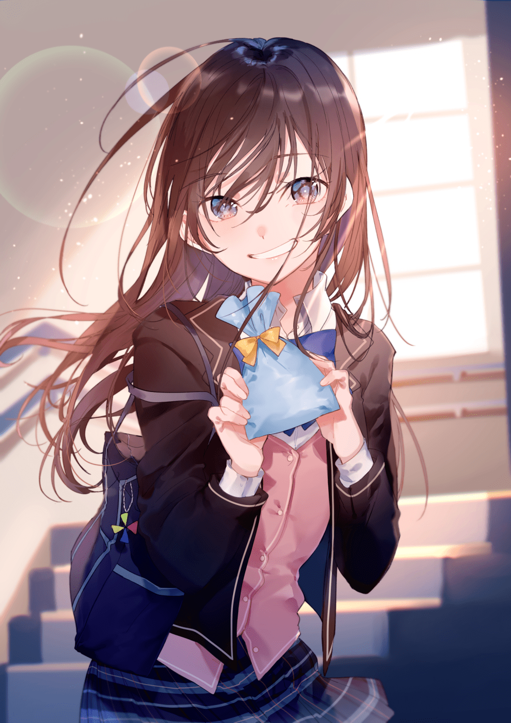 画师67美和野らぐ笔下的jk少女这画风真不错